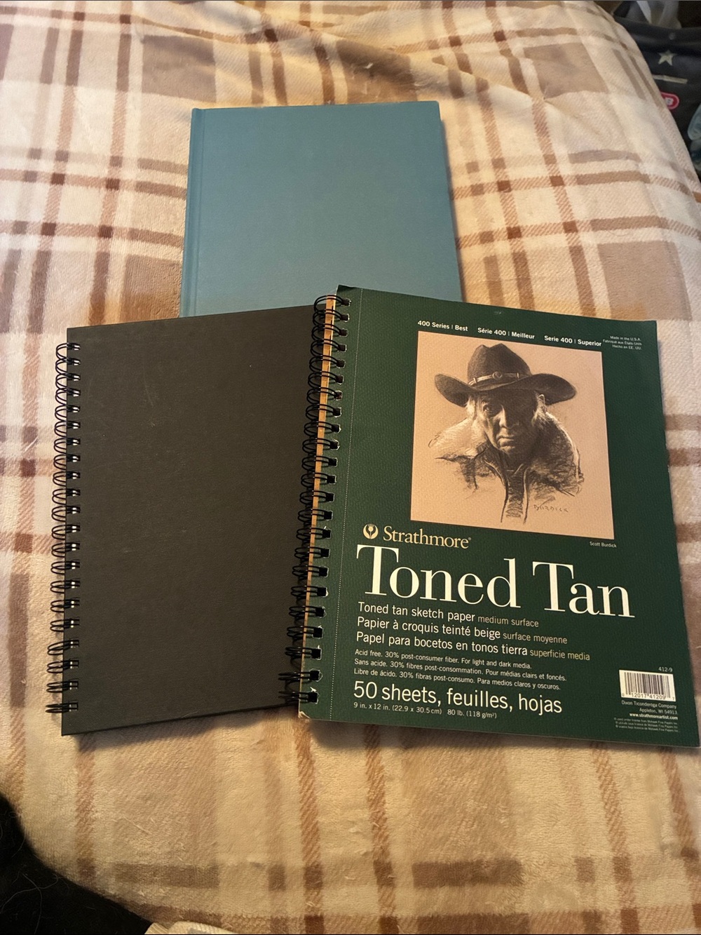 3 Sketchbooks, Like New